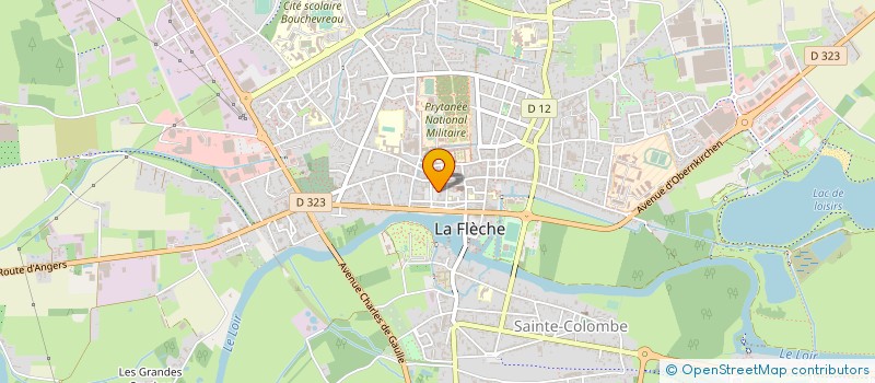 localisation de l'entreprise MONSIEUR LAURENT COMPAIN à LA FLECHE