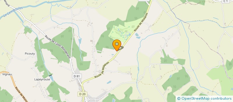 localisation de l'entreprise MONSIEUR LAURENT COMPOSTEL  L'HONOR-DE-COS