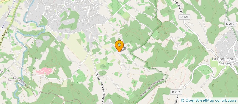 localisation de l'entreprise MONSIEUR LAURENT COMTAT à PERNES-LES-FONTAINES