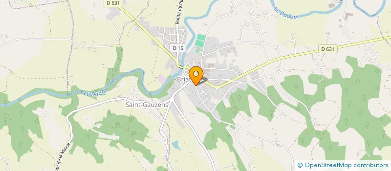 localisation de l'entreprise MONSIEUR LAURENT CONDAT  BRIATEXTE