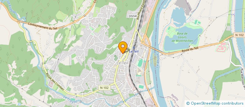 localisation de l'entreprise MONSIEUR LAURENT CONSIGNY  LE TEIL