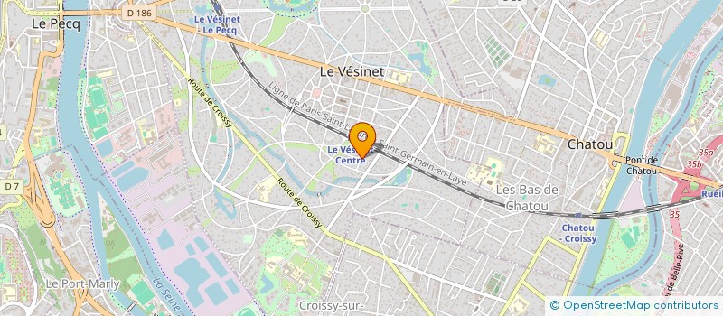 localisation de l'entreprise MONSIEUR LAURENT CONSTANT JEHANIN à LE VESINET