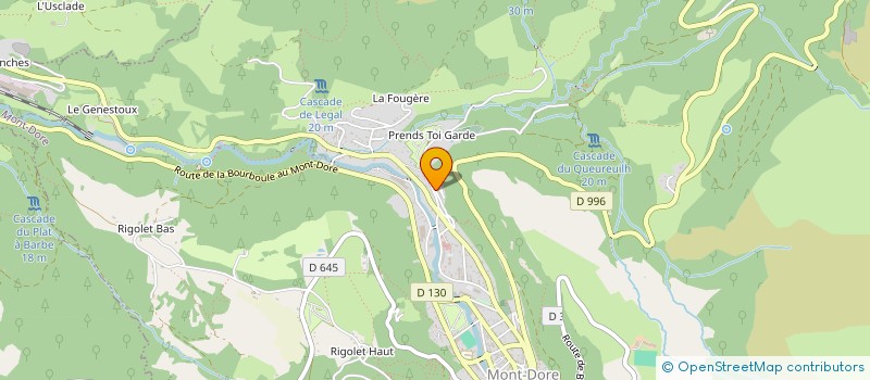 localisation de l'entreprise MONSIEUR LAURENT CONSTANTIN  MONT-DORE