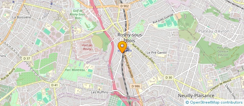 localisation de l'entreprise MONSIEUR LAURENT CONSTANTINIDES à ROSNY-SOUS-BOIS