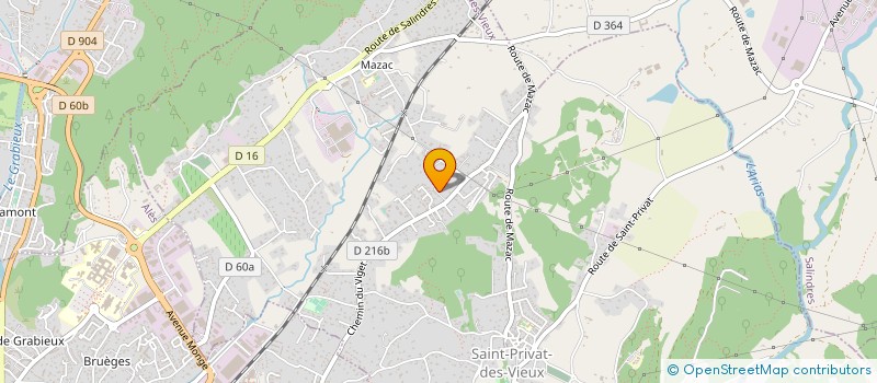 localisation de l'entreprise MONSIEUR LAURENT CONTE  SALINDRES