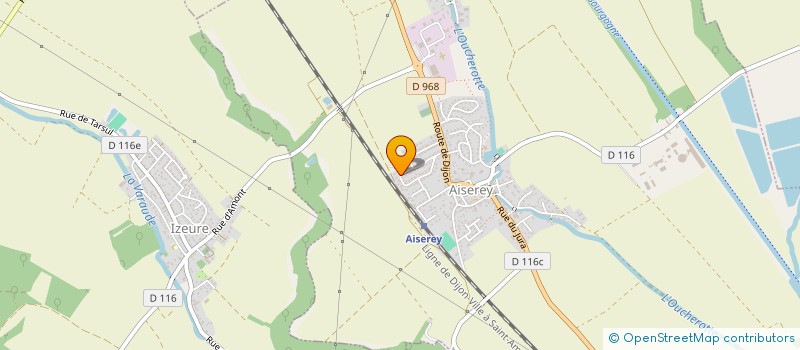 localisation de l'entreprise MONSIEUR LAURENT CONTET  AISEREY