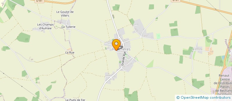 localisation de l'entreprise MONSIEUR LAURENT COPIN  FOUCHERES