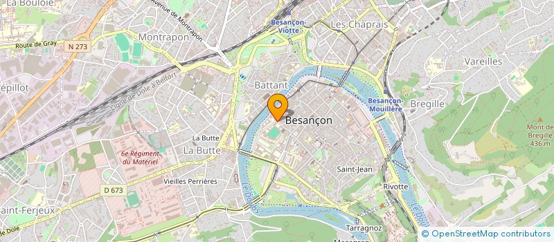 localisation de l'entreprise MONSIEUR LAURENT COQUET à BESANCON