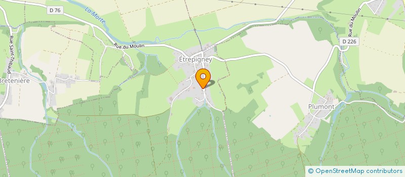 localisation de l'entreprise MONSIEUR LAURENT COQUILLAT  ETREPIGNEY
