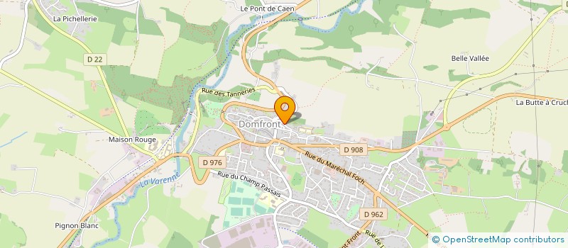 localisation de l'entreprise MONSIEUR LAURENT COQUIN à DOMFRONT-EN-POIRAIE