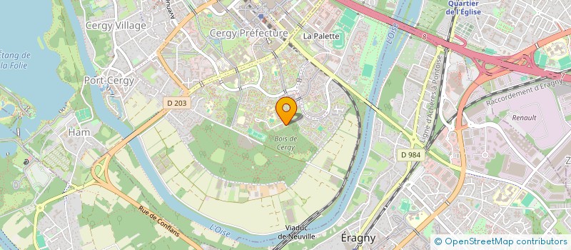 localisation de l'entreprise MONSIEUR LAURENT CORAZZA  CERGY