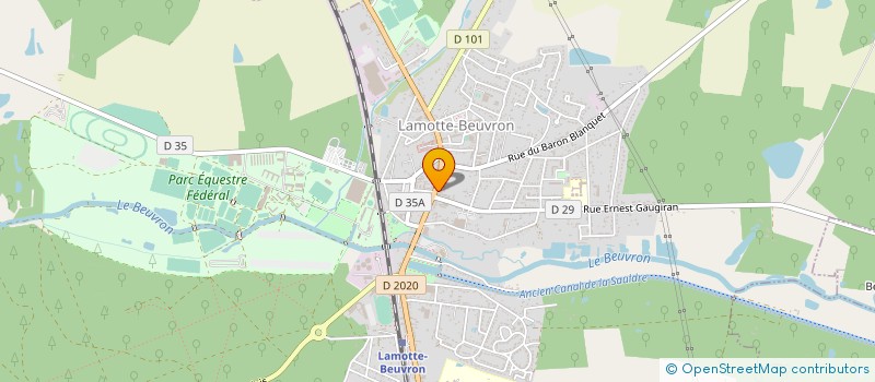 localisation de l'entreprise MONSIEUR LAURENT CORCELLE à LAMOTTE-BEUVRON