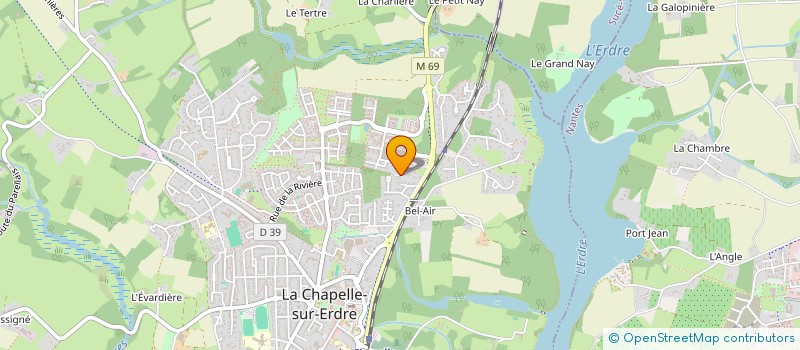 localisation de l'entreprise MONSIEUR LAURENT CORDIER  LA CHAPELLE-SUR-ERDRE