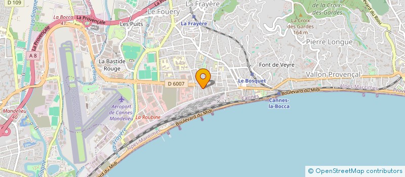 localisation de l'entreprise MONSIEUR LAURENT CORDOVADO à CANNES