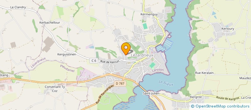 localisation de l'entreprise MONSIEUR LAURENT CORFEC  LEZARDRIEUX