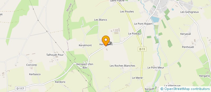 localisation de l'entreprise MONSIEUR LAURENT CORFMAT à RADENAC
