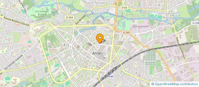 localisation de l'entreprise MONSIEUR LAURENT CORI à ARRAS