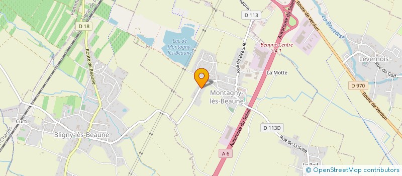 localisation de l'entreprise MONSIEUR LAURENT CORNEILLAT  MONTAGNY-LES-BEAUNE