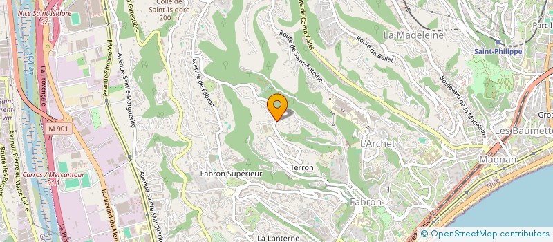 localisation de l'entreprise MONSIEUR LAURENT CORRIC  NICE