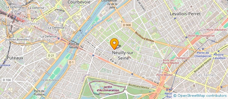 localisation de l'entreprise MONSIEUR LAURENT CORRIEZ à NEUILLY-SUR-SEINE