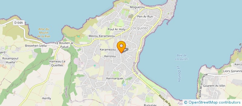 localisation de l'entreprise MONSIEUR LAURENT CORSON  LOCQUIREC