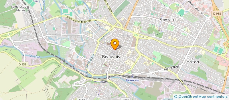 localisation de l'entreprise MONSIEUR LAURENT COSQUER  BEAUVAIS