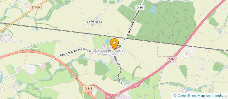 localisation de l'entreprise MONSIEUR LAURENT COSSARD  LA ROCHE-SUR-YON