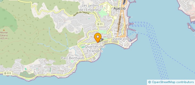 localisation de l'entreprise MONSIEUR LAURENT COSTA à AJACCIO