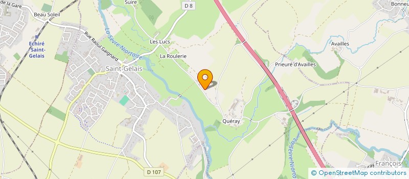 localisation de l'entreprise MONSIEUR LAURENT COSTA  SAINT-GELAIS