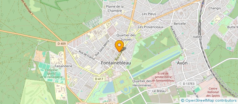 localisation de l'entreprise MONSIEUR LAURENT COSTA à FONTAINEBLEAU