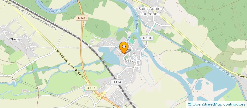 localisation de l'entreprise MONSIEUR LAURENT COSTAGANNA  CEZY