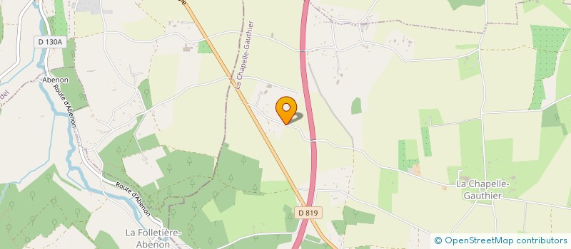 localisation de l'entreprise MONSIEUR LAURENT COSTARD  LA CHAPELLE-GAUTHIER