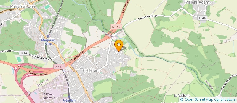 localisation de l'entreprise MONSIEUR LAURENT COTTAR  FREPILLON