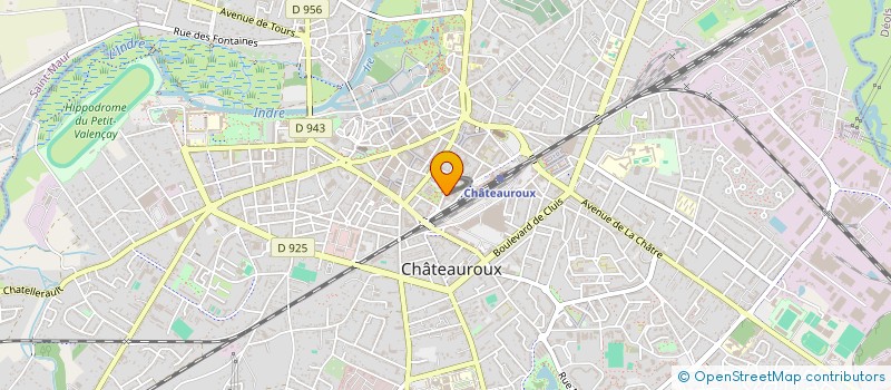 localisation de l'entreprise MONSIEUR LAURENT COTTE à CHATEAUROUX