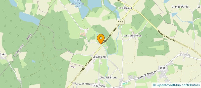 localisation de l'entreprise MONSIEUR LAURENT COTTET à FARAMANS