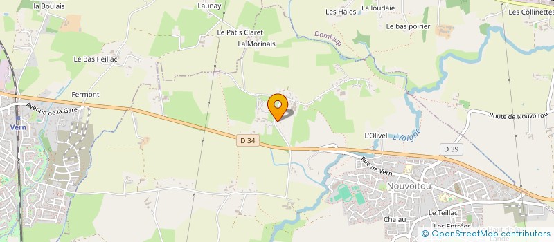 localisation de l'entreprise MONSIEUR LAURENT COTTIN  NOUVOITOU