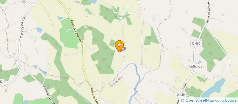 localisation de l'entreprise MONSIEUR LAURENT COTTING  SAINT-PASTOUR