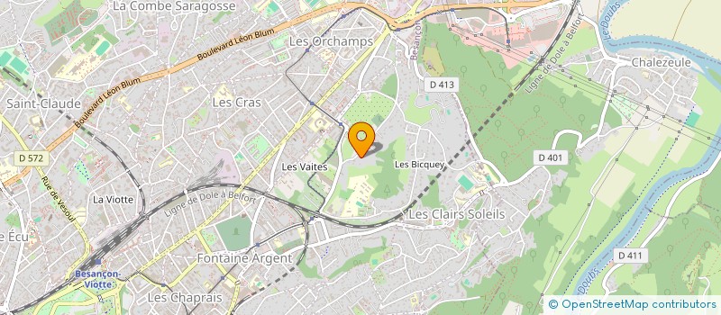 localisation de l'entreprise MONSIEUR LAURENT COTY  BESANCON