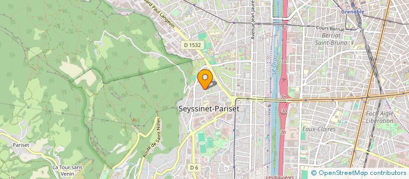 localisation de l'entreprise MONSIEUR LAURENT COUDERC  SEYSSINET-PARISET