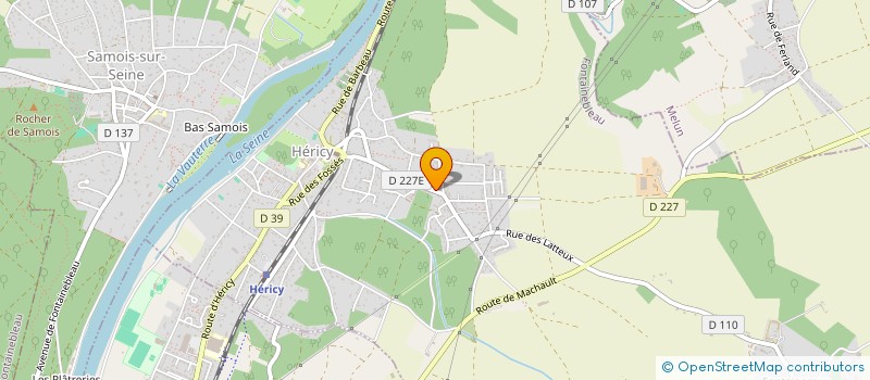 localisation de l'entreprise MONSIEUR LAURENT COUILLARD  HERICY