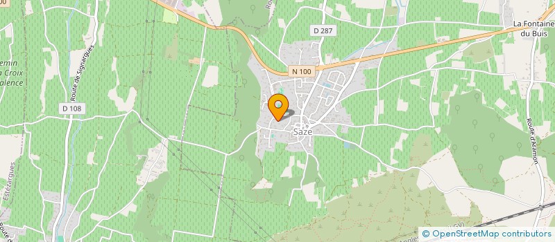 localisation de l'entreprise MONSIEUR LAURENT COUPIAC  SAZE