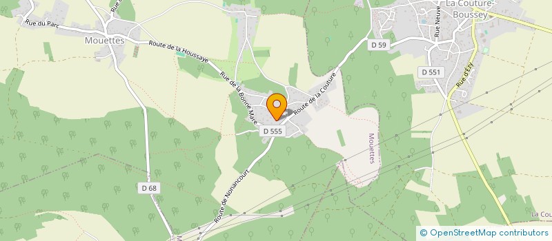 localisation de l'entreprise MONSIEUR LAURENT COURAPIED  MOUETTES