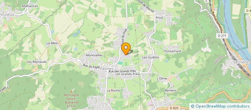 localisation de l'entreprise MONSIEUR LAURENT COURBON  FELINES