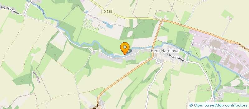 localisation de l'entreprise MONSIEUR LAURENT COURQUIN  HEM-HARDINVAL