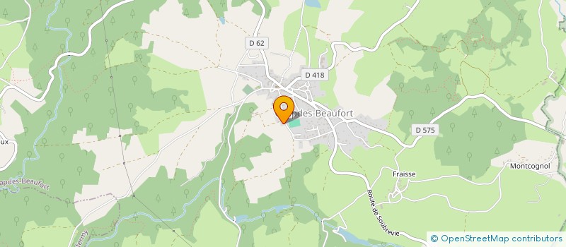 localisation de l'entreprise MONSIEUR LAURENT COURTADON  CHAPDES-BEAUFORT