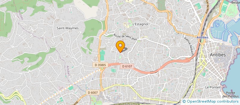 localisation de l'entreprise MONSIEUR LAURENT COURTEL  ANTIBES