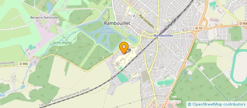 localisation de l'entreprise MONSIEUR LAURENT COURTOIS à RAMBOUILLET