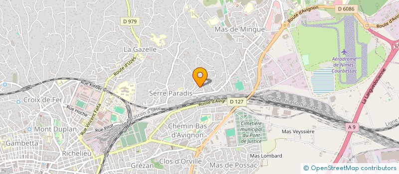 localisation de l'entreprise MONSIEUR LAURENT COUSTIER  NIMES