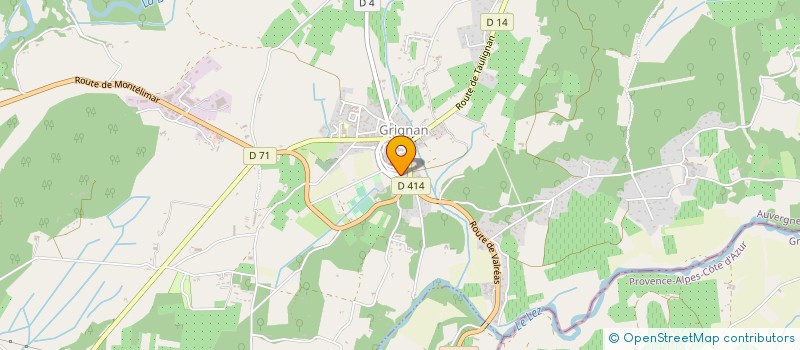 localisation de l'entreprise MONSIEUR LAURENT COUSTON à GRIGNAN