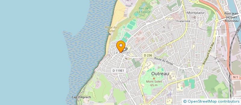 localisation de l'entreprise MONSIEUR LAURENT COUVELARD  LE PORTEL